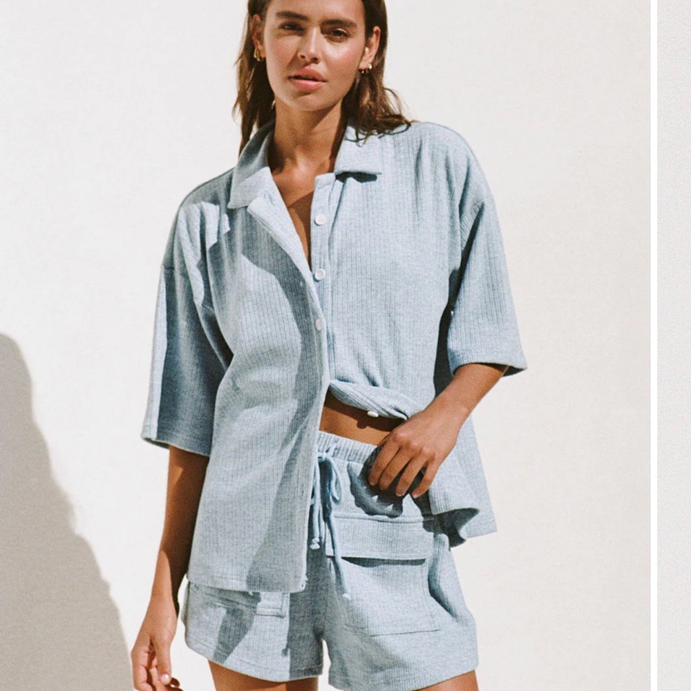 Light Blue Button-Up Shirt